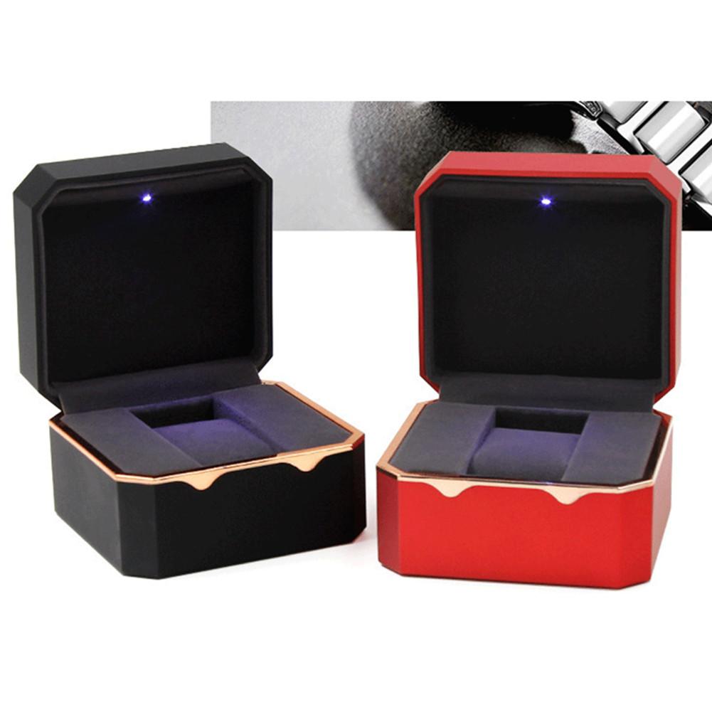 Flannel Luxury Watch Case with LED Light Single Slot Antidust Display Storage Holder Gift Jewelry Box Watch Accessories United States
Flannel Luxury Watch Case with LED Light Single Slot Antidust Display Storage Holder Gift Jewelry Box Watch Accessories United States