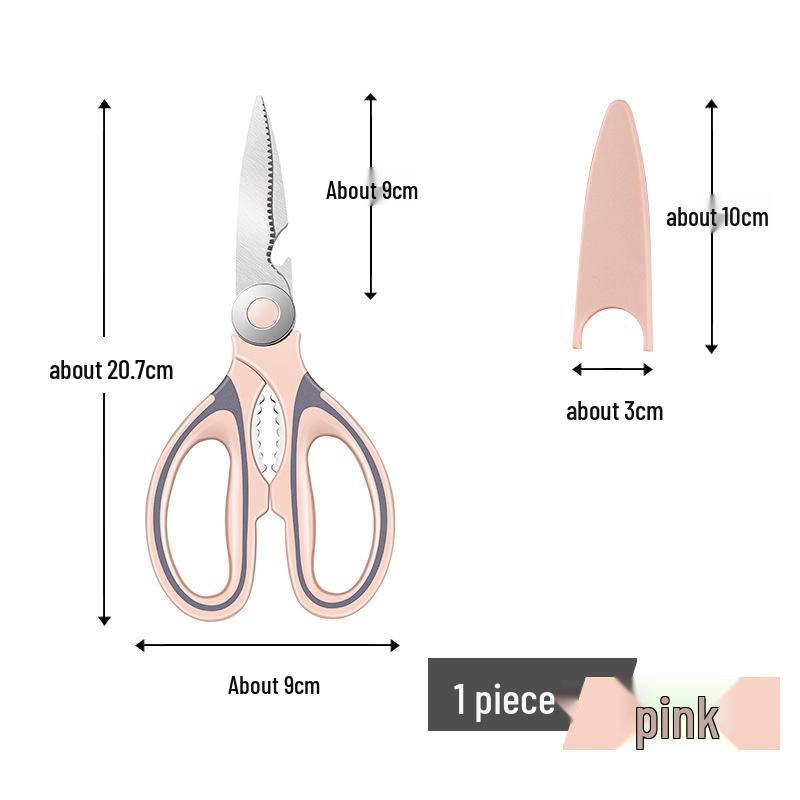 High Hardness Stainless Steel Kitchen Scissors – Sharp & Powerful for Cutting Chicken, Duck, and Goose Bones
High Hardness Stainless Steel Kitchen Scissors – Sharp & Powerful for Cutting Chicken, Duck, and Goose Bones