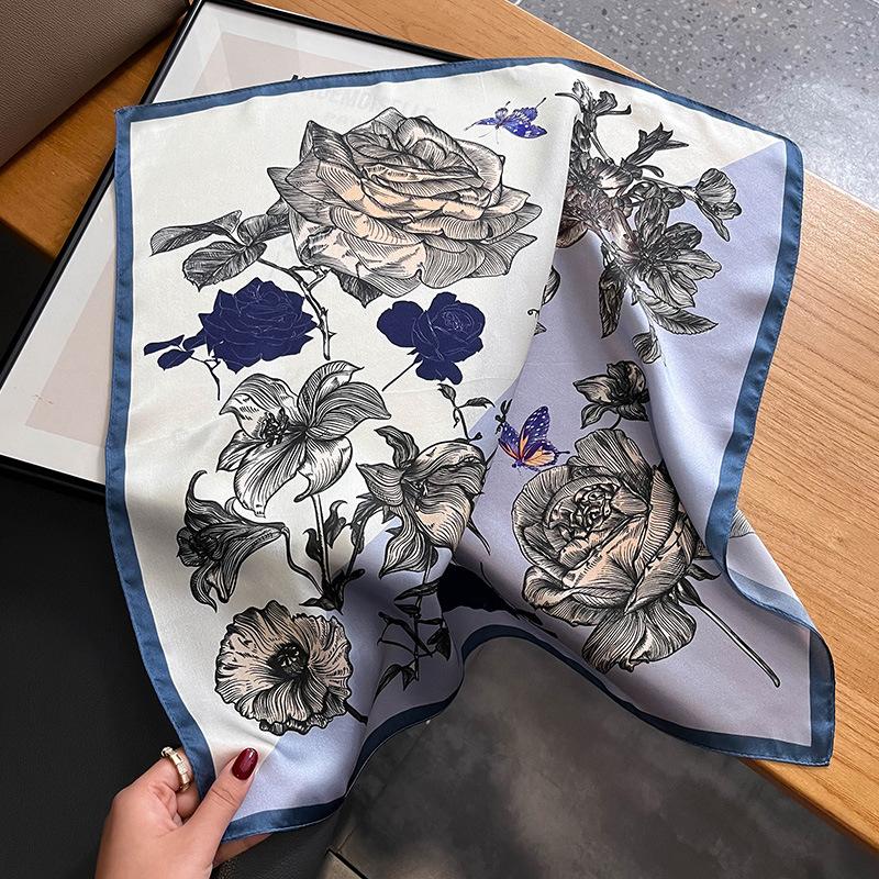100% Natural Real Silk Scarf Women Print Neck Hairband Shawl Neckerchief Female Headband New Bandana Square Scarves Wrap Hijab 53x53cm
100% Natural Real Silk Scarf Women Print Neck Hairband Shawl Neckerchief Female Headband New Bandana Square Scarves Wrap Hijab 53x53cm