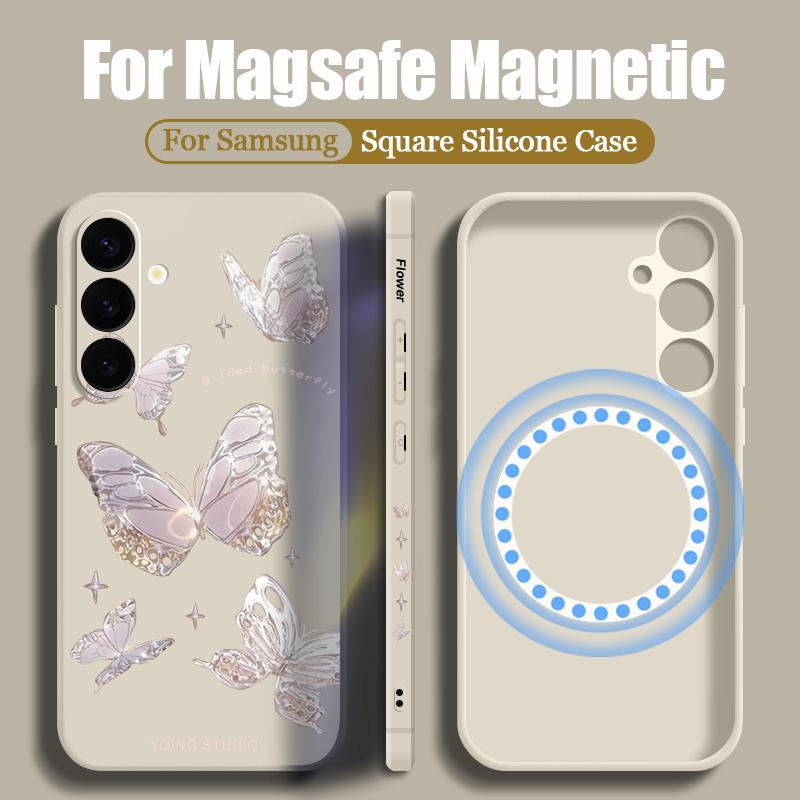 Для Samsung S24 S22 Ultra Plus S23 S21 S20 Fe с рисунком бабочки для Magsafe Магнитная защита линзы со шнурком ТПУ Мягкий тонкий противоударный чехол Samsung S24 Ultra чёрный
Для Samsung S24 S22 Ultra Plus S23 S21 S20 Fe с рисунком бабочки для Magsafe Магнитная защита линзы со шнурком ТПУ Мягкий тонкий противоударный чехол Samsung S24 Ultra чёрный