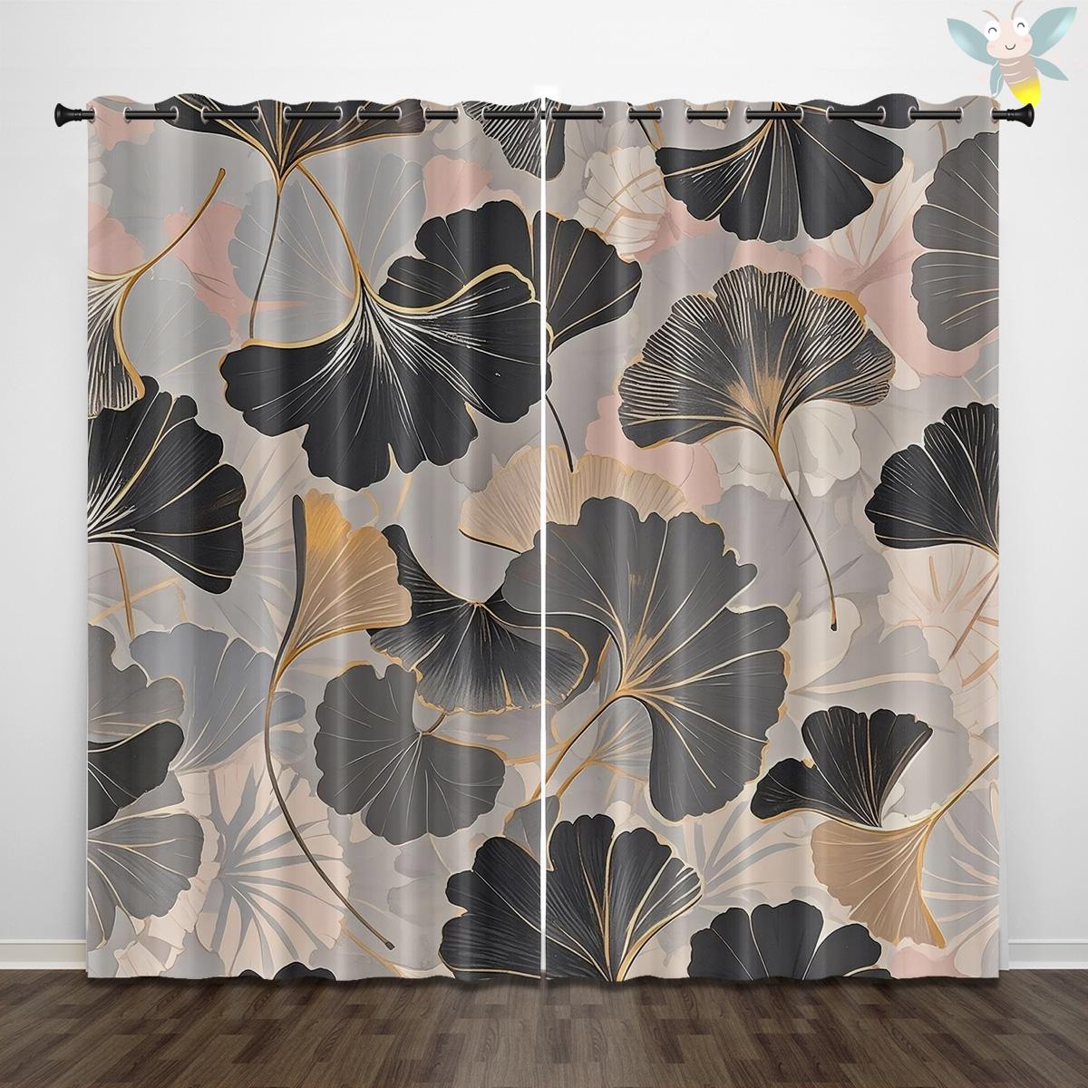 2Pcs Curtains,Ginkgo Leaf Pattern Print,Soft,Stretch,Machine Washable,Suit For Living Room,Bedroom,Sliding Window,French Window 150x166cm&Grommet Top
2Pcs Curtains,Ginkgo Leaf Pattern Print,Soft,Stretch,Machine Washable,Suit For Living Room,Bedroom,Sliding Window,French Window 150x166cm&Grommet Top