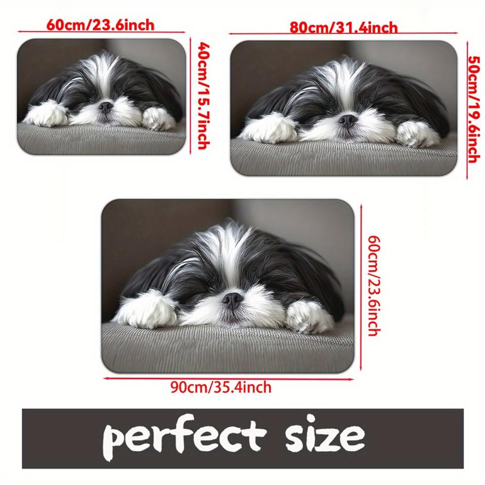 Cute Shih Tzu Doormat, Washable Pet Rug for Bedrooms, Living Rooms, and Entryways, Playful Design Small Dog Bed 40X60CM (1.3X2FT
Cute Shih Tzu Doormat, Washable Pet Rug for Bedrooms, Living Rooms, and Entryways, Playful Design Small Dog Bed 40X60CM (1.3X2FT