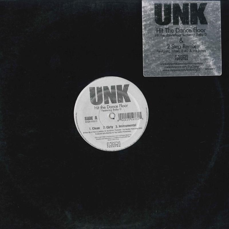 12inch Record UNK - Hit The Dance Floor / 2 Step Remix KOCH05973 KOCH 2007 US Rap & Hip-Hop/R&B Used
12inch Record UNK - Hit The Dance Floor / 2 Step Remix KOCH05973 KOCH 2007 US Rap & Hip-Hop/R&B Used