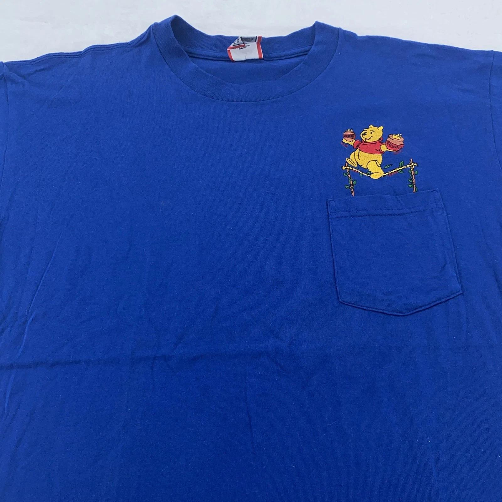 Vintage Disney Winnie the Pooh Pocket Shirt Mens XL Embroidered Tee Made USA 90s S
Vintage Disney Winnie the Pooh Pocket Shirt Mens XL Embroidered Tee Made USA 90s S