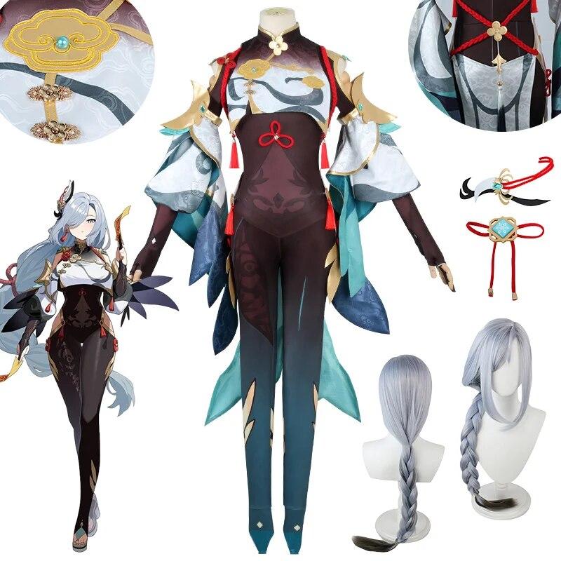 Игра Genshin Impact Shenhe Косплей Костюм Genshin Shenhe Комбинезон парик Shen He Genshin Боевые костюмы Косплей Аниме Сексуальная одежда
Игра Genshin Impact Shenhe Косплей Костюм Genshin Shenhe Комбинезон парик Shen He Genshin Боевые костюмы Косплей Аниме Сексуальная одежда