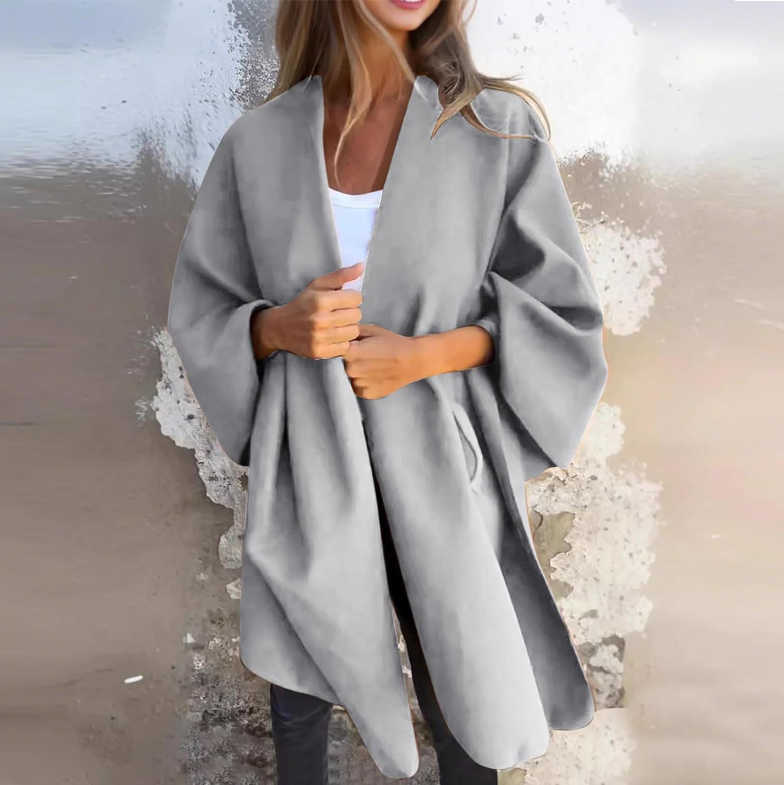 Женские модные повседневные куртки с V-образным вырезом на пуговицах, универсальная накидка-шаль XXXXXL серый
Женские модные повседневные куртки с V-образным вырезом на пуговицах, универсальная накидка-шаль XXXXXL серый