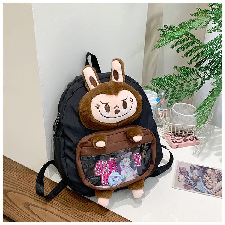 Новый мультяшный кампусный школьный рюкзак плюшевая кукла милый рюкзак мультяшный большой вместимости женский рюкзак чёрный
Новый мультяшный кампусный школьный рюкзак плюшевая кукла милый рюкзак мультяшный большой вместимости женский рюкзак чёрный
