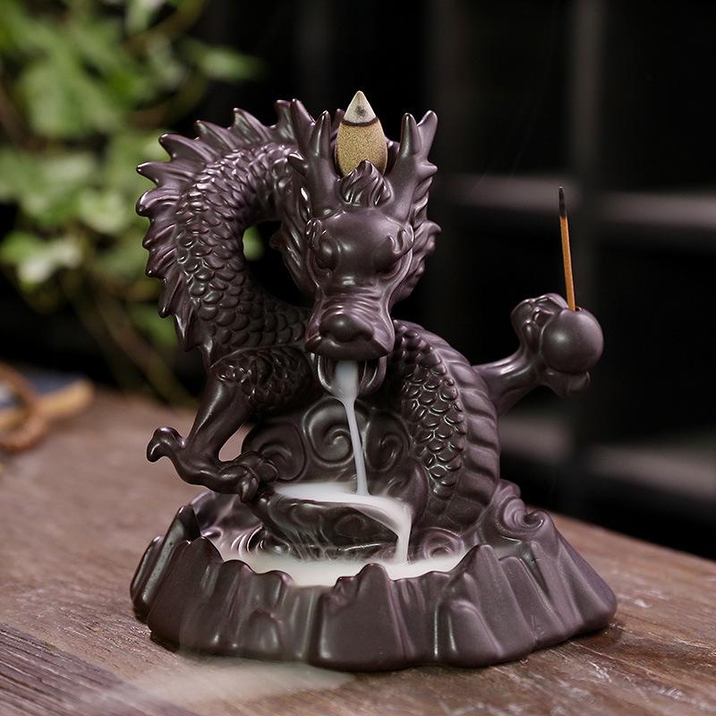 New Popular Creative LED Lights Ceramic Xianglong Reverse Flow Incense Burner Fashionable High-end Home Decoration Ornaments
New Popular Creative LED Lights Ceramic Xianglong Reverse Flow Incense Burner Fashionable High-end Home Decoration Ornaments