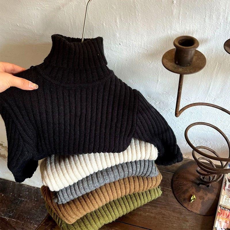 Cozy Children s Ribbed Sweater: Soft Knitwear with High Neck for Boys & Girls - 2023 Autumn/Winter Collection 100 cm
Cozy Children s Ribbed Sweater: Soft Knitwear with High Neck for Boys & Girls - 2023 Autumn/Winter Collection 100 cm