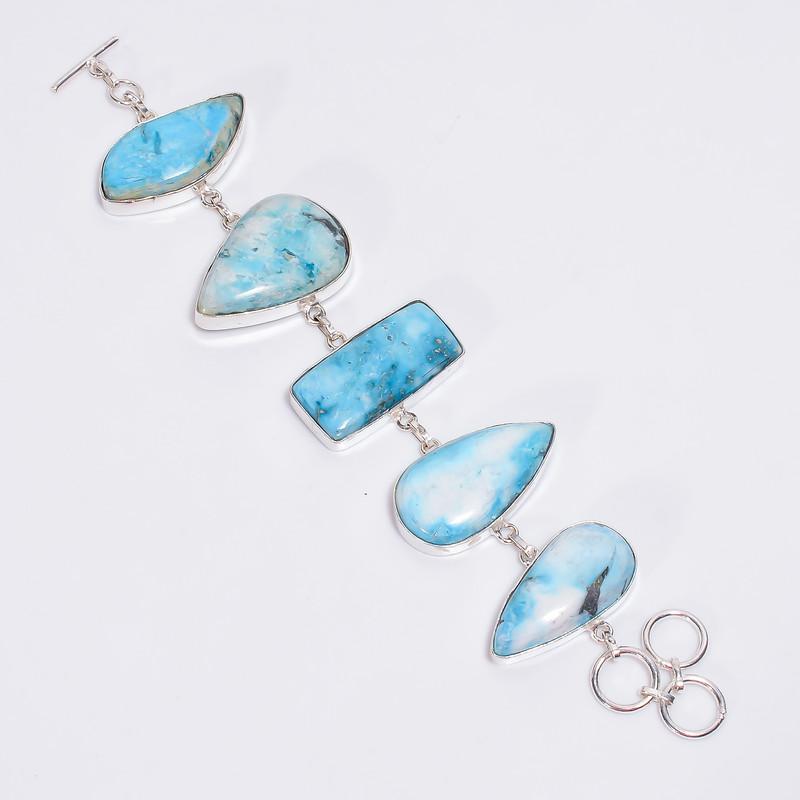 Incredible Top Grade Qualite 100% Natural Larimar Ethnic Style Handmade Jewelry 925 Steling Silver Plated Bracelet 7-8 WSJ-4650 7-8 синій
Incredible Top Grade Qualite 100% Natural Larimar Ethnic Style Handmade Jewelry 925 Steling Silver Plated Bracelet 7-8 WSJ-4650 7-8 синій