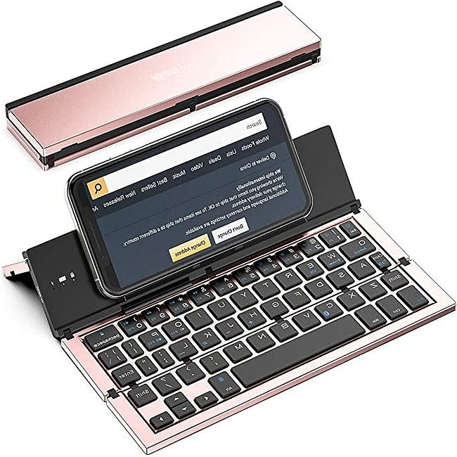 Складная беспроводная клавиатура Bluetooth с аккумулятором для iPad, iPhone, Android и смартфонов
Складная беспроводная клавиатура Bluetooth с аккумулятором для iPad, iPhone, Android и смартфонов