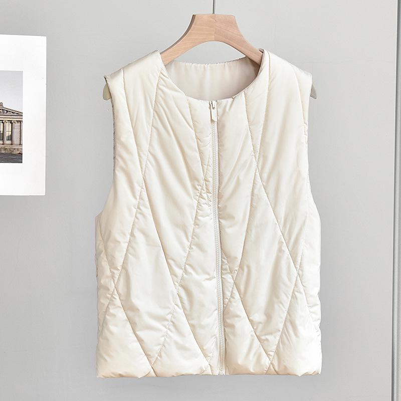 Bohang Осенне-зимний утолщенный приталенный кардиган-жилет с круглым вырезом - Безрукавный жилет из шелка тутового дерева и хлопка XXL белый
Bohang Осенне-зимний утолщенный приталенный кардиган-жилет с круглым вырезом - Безрукавный жилет из шелка тутового дерева и хлопка XXL белый