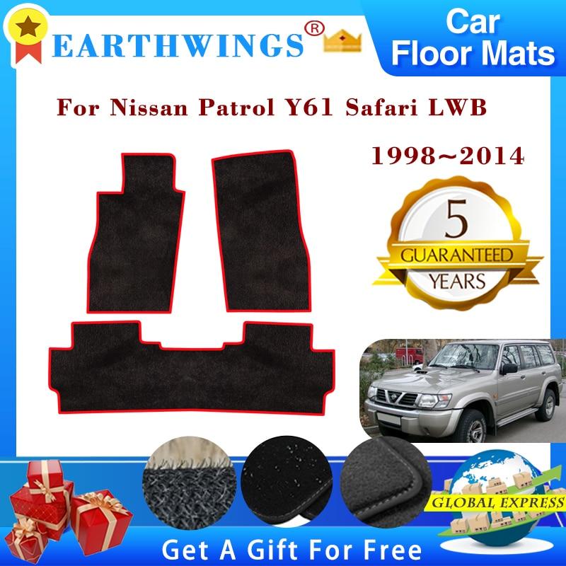 Автомобильный коврик для Nissan Patrol Y61 Safari 1998 ~ 2014 2000 LWB, коврики, панель, подушечки для ног, ковер, противоскользящие подушечки для ног, аксессуары
Автомобильный коврик для Nissan Patrol Y61 Safari 1998 ~ 2014 2000 LWB, коврики, панель, подушечки для ног, ковер, противоскользящие подушечки для ног, аксессуары