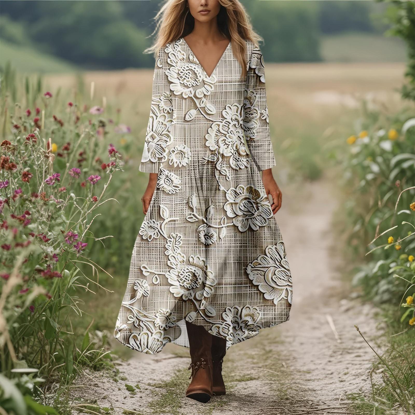 Women s Casual And Fashionable Round-neck Long Sleeve Mid Length Dress XL
Women s Casual And Fashionable Round-neck Long Sleeve Mid Length Dress XL