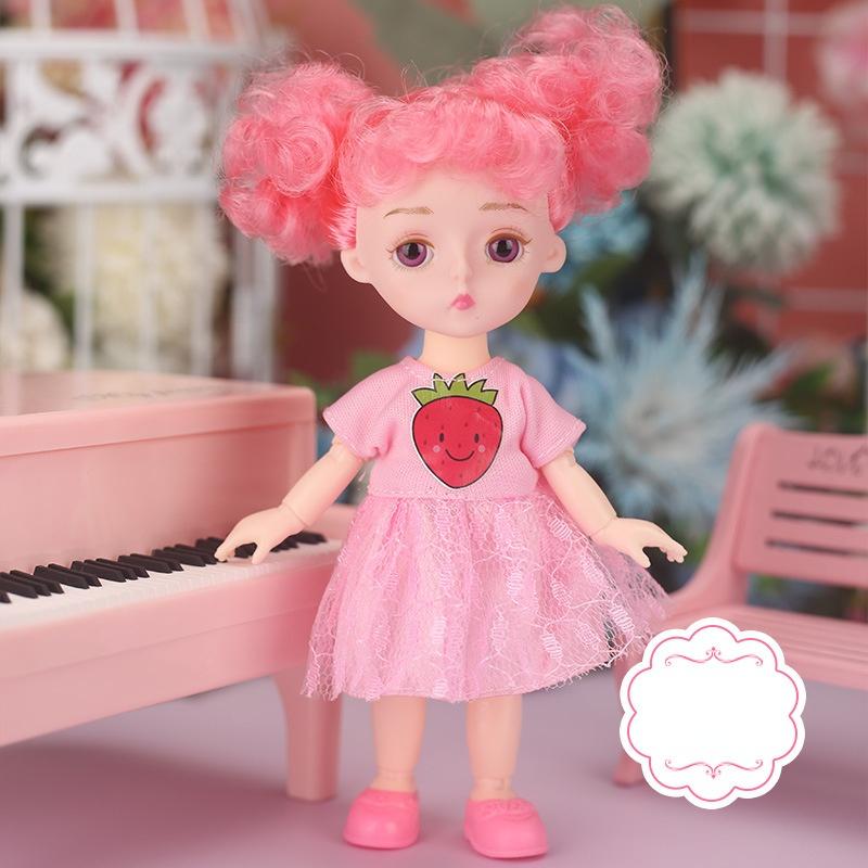 Мини-подвижная 13-шарнирная кукла 15 см, игрушка для девочек, 3D большие глаза, BJD принцесса, полная одежда, коллекция платьев, детская кукла в подарок
Мини-подвижная 13-шарнирная кукла 15 см, игрушка для девочек, 3D большие глаза, BJD принцесса, полная одежда, коллекция платьев, детская кукла в подарок