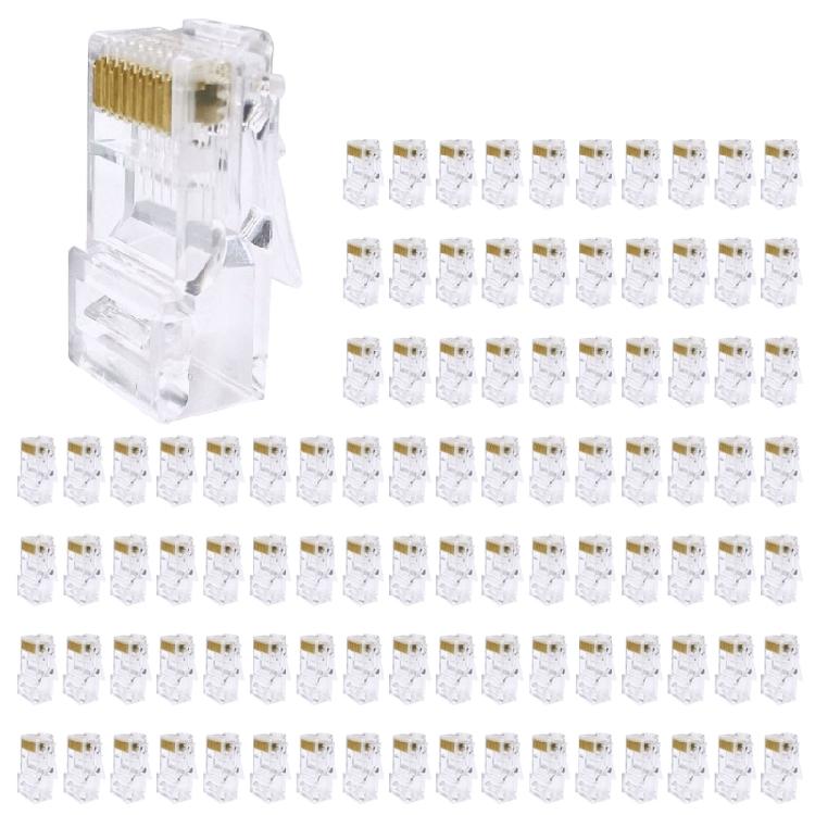High Performances Cat5e RJ45 Plugs 8P8C Unshielded Connectors with Precisions Gold Plated Pin 1
High Performances Cat5e RJ45 Plugs 8P8C Unshielded Connectors with Precisions Gold Plated Pin 1