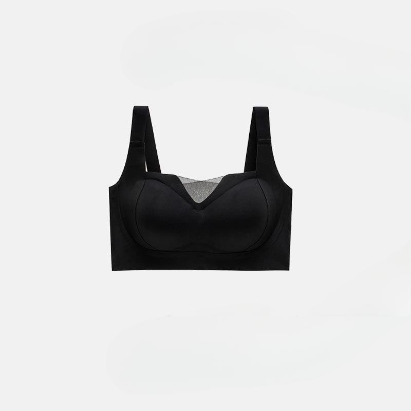 Большой размер Женский тонкий бесшовный бюстгальтер без косточек, предотвращающий просвечивание, с эффектом лифтинга и поддержки груди XL чёрный
Большой размер Женский тонкий бесшовный бюстгальтер без косточек, предотвращающий просвечивание, с эффектом лифтинга и поддержки груди XL чёрный