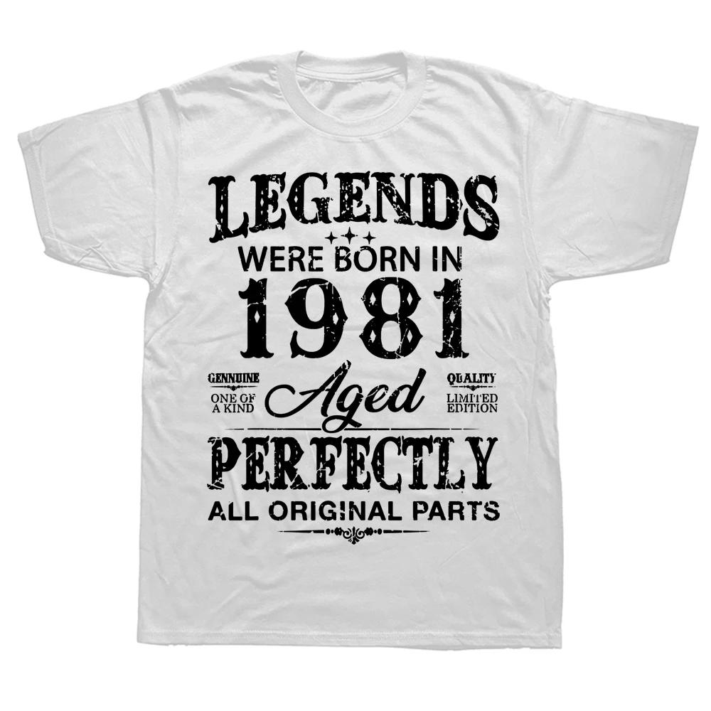 Vintage 1981 Funny 43 Years Old Birthday Party Men T Shirts Limited Edition Retro Graphic Father Dad Tee Cotton Classic Tshirts S
Vintage 1981 Funny 43 Years Old Birthday Party Men T Shirts Limited Edition Retro Graphic Father Dad Tee Cotton Classic Tshirts S
