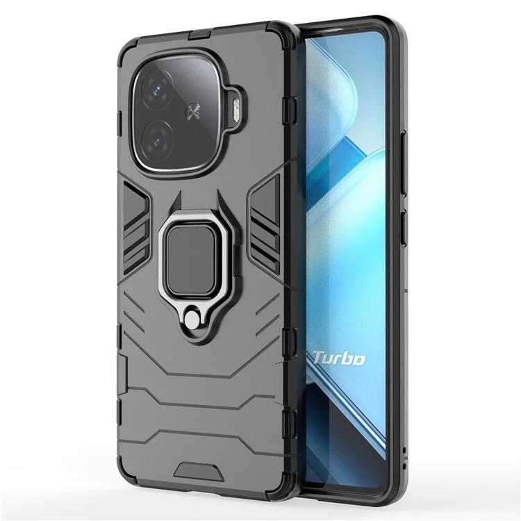 Для vivo iQOO Z9 Turbo 5G Чехол-подставка ПК + ТПУ Ударопрочный Корпус Телефона - Черный
Для vivo iQOO Z9 Turbo 5G Чехол-подставка ПК + ТПУ Ударопрочный Корпус Телефона - Черный