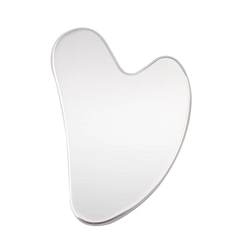 Gua Sha Facial Tool Stainless Steel Guasha Massage Tool Natural Universal Facial Silver Metal Gua Sha Board
Gua Sha Facial Tool Stainless Steel Guasha Massage Tool Natural Universal Facial Silver Metal Gua Sha Board