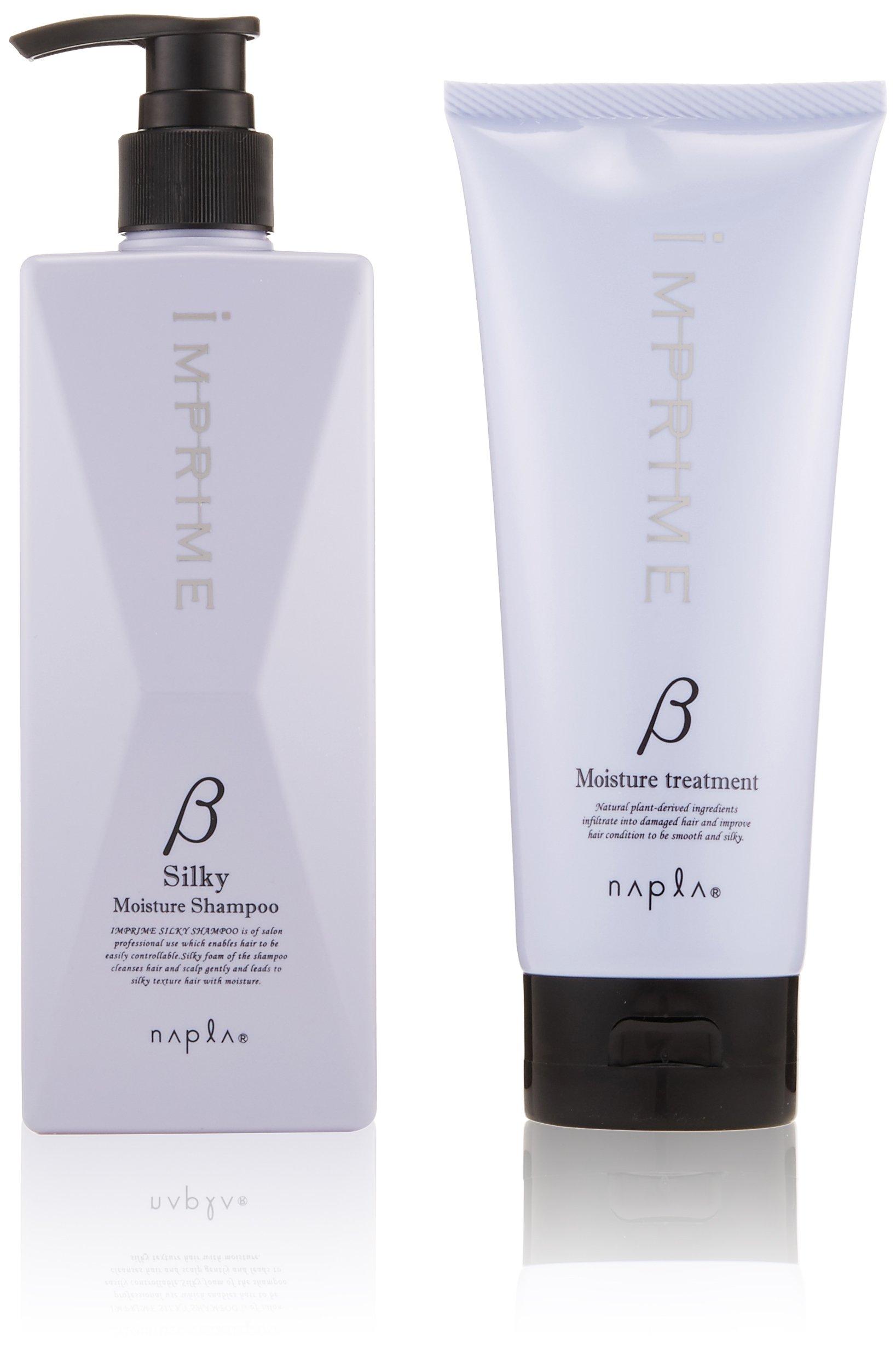 Napla Implime Silky Moisture Shampoo Beta 280ml and Moisture Treatment Beta 200g Set
Napla Implime Silky Moisture Shampoo Beta 280ml and Moisture Treatment Beta 200g Set