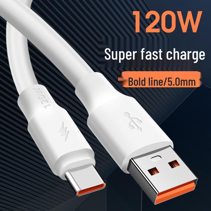 120W Crystal Shine Type-C Super Fast Charging Cable for Huawei, Vivo, Oppo, and Honor - Digital Display
120W Crystal Shine Type-C Super Fast Charging Cable for Huawei, Vivo, Oppo, and Honor - Digital Display
