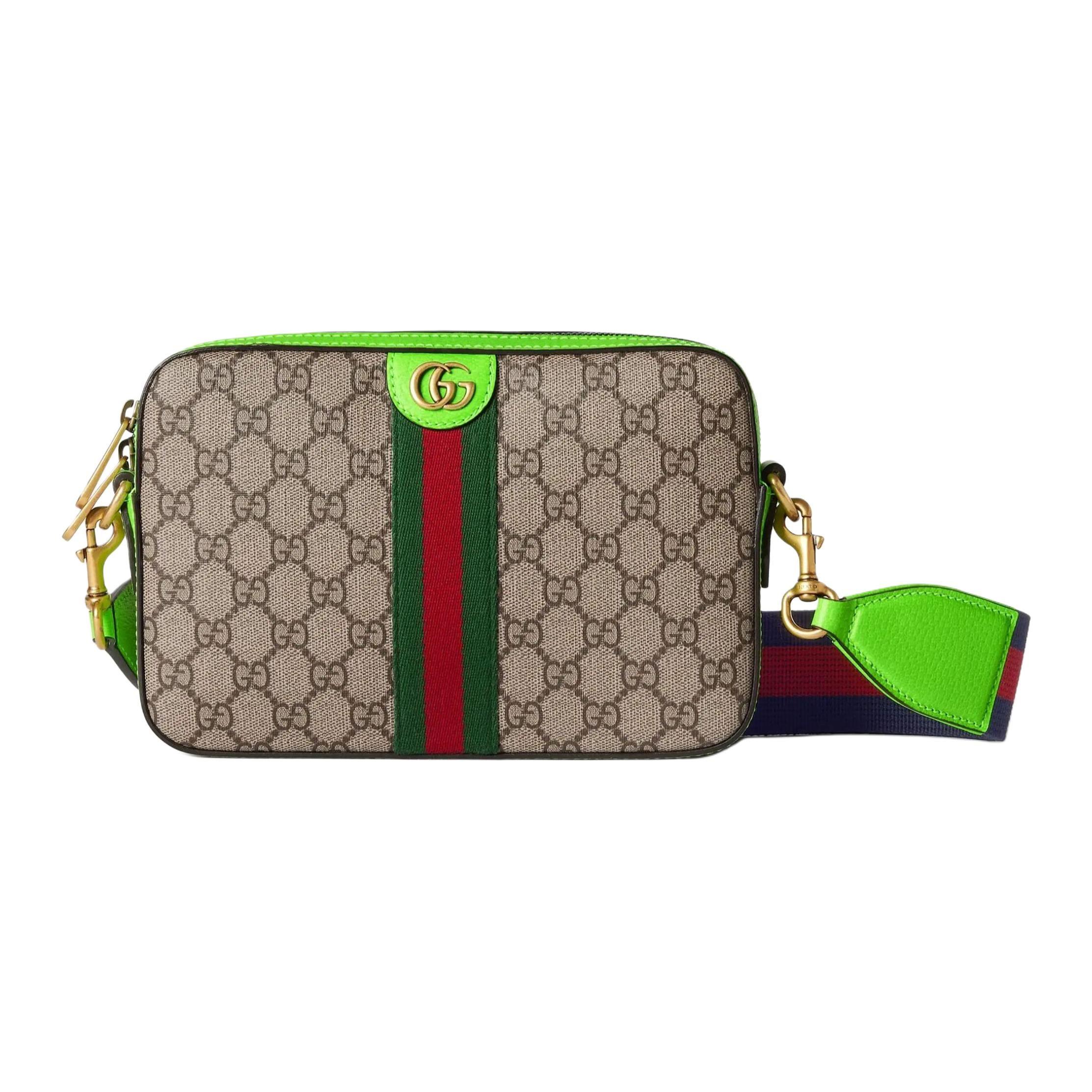 Gucci Ophidia Double G Logo Zipper Canvas And Leather Trim Shoulder Bag Men Shoulder Bag Beige Ebony Neon-Green 699439-FADIC-9761 Gift Set(Basic Set+Box+Shopping Bag)
Gucci Ophidia Double G Logo Zipper Canvas And Leather Trim Shoulder Bag Men Shoulder Bag Beige Ebony Neon-Green 699439-FADIC-9761 Gift Set(Basic Set+Box+Shopping Bag)
