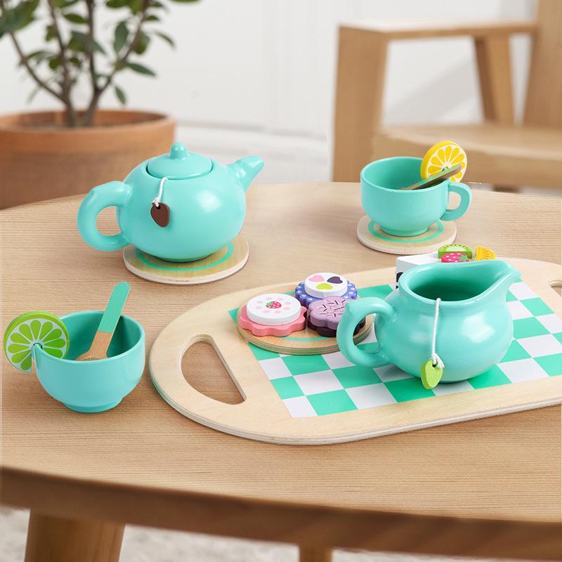 Children s High-End Wooden Pretend Play Afternoon Tea Set with Pastries and Cakes - Green Green Tea Party
Children s High-End Wooden Pretend Play Afternoon Tea Set with Pastries and Cakes - Green Green Tea Party