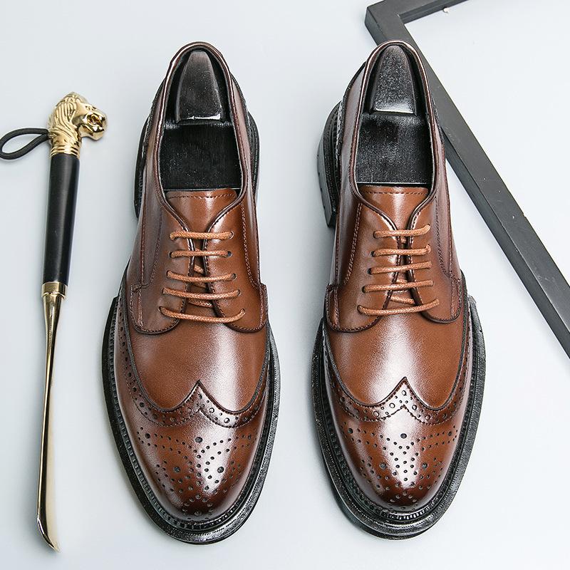 Cheap 2025 Large Size Men s Casual Leather Shoes Brock Men s Business Spring and Autumn Low Top British Leather Shoes 38
Cheap 2025 Large Size Men s Casual Leather Shoes Brock Men s Business Spring and Autumn Low Top British Leather Shoes 38