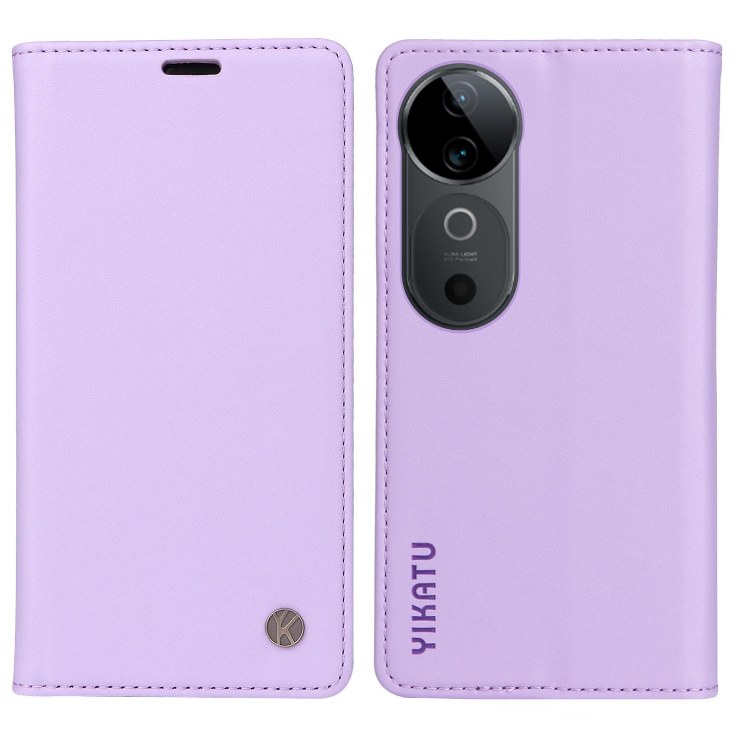 YIKATU YK-001 For vivo S19 5G/V40 5G Case Strong Magnetic Leather Phone Cover Light Purple
YIKATU YK-001 For vivo S19 5G/V40 5G Case Strong Magnetic Leather Phone Cover Light Purple