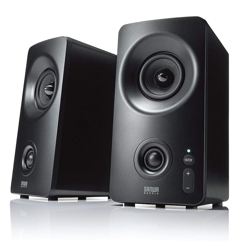 Sanwa Direct PC speakers 3WAY connection (Bluetooth / 3.5mm USB) 10W Equipped with tweeter Built-in amplifier 400-SP091
Sanwa Direct PC speakers 3WAY connection (Bluetooth / 3.5mm USB) 10W Equipped with tweeter Built-in amplifier 400-SP091