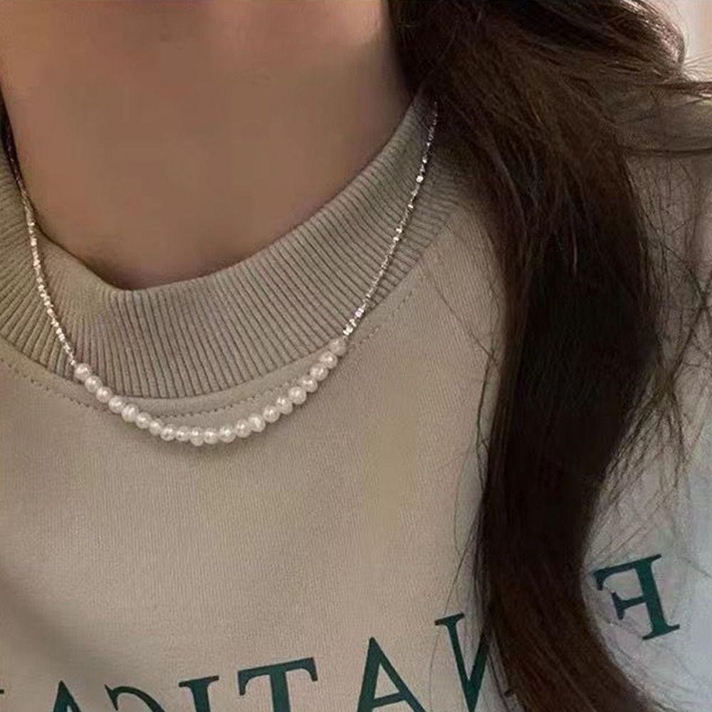 Цепочка на ключицу, элегантное колье для девочек, модные украшения, ожерелье в корейском стиле, женское ожерелье с бусинами
Цепочка на ключицу, элегантное колье для девочек, модные украшения, ожерелье в корейском стиле, женское ожерелье с бусинами