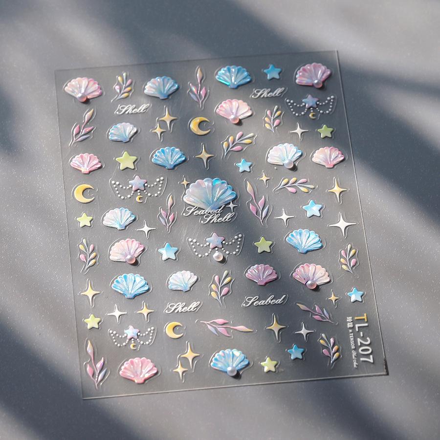 TENSOR Матовые наклейки для ногтей «Морская ракушка» - Самоклеящаяся серия горячего тиснения TL207
TENSOR Матовые наклейки для ногтей «Морская ракушка» - Самоклеящаяся серия горячего тиснения TL207