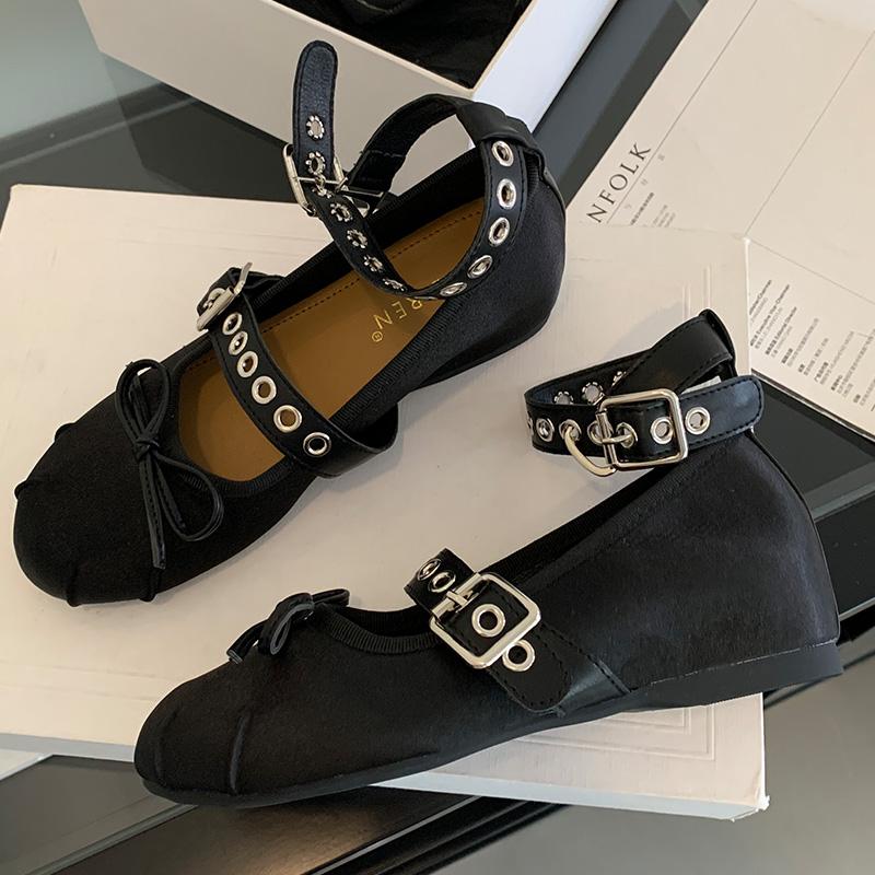 Fashion Black Wedges Female Footwear Ballet Women Dance Shoes Belt Buckle Fashion Autumn Butterfly-knot Silk Ladies Lolita Shoes 5(foot 225mm) чёрный
Fashion Black Wedges Female Footwear Ballet Women Dance Shoes Belt Buckle Fashion Autumn Butterfly-knot Silk Ladies Lolita Shoes 5(foot 225mm) чёрный