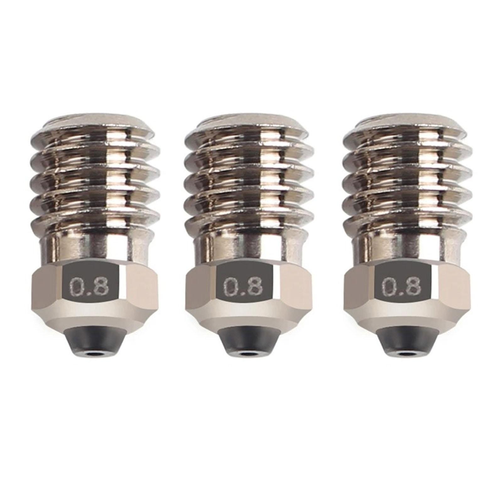 3 Pcs 3D Printer Nozzle Hardened Steel Ni Plating High Temperature Proof Extruder Hotend Nozzle for
3 Pcs 3D Printer Nozzle Hardened Steel Ni Plating High Temperature Proof Extruder Hotend Nozzle for