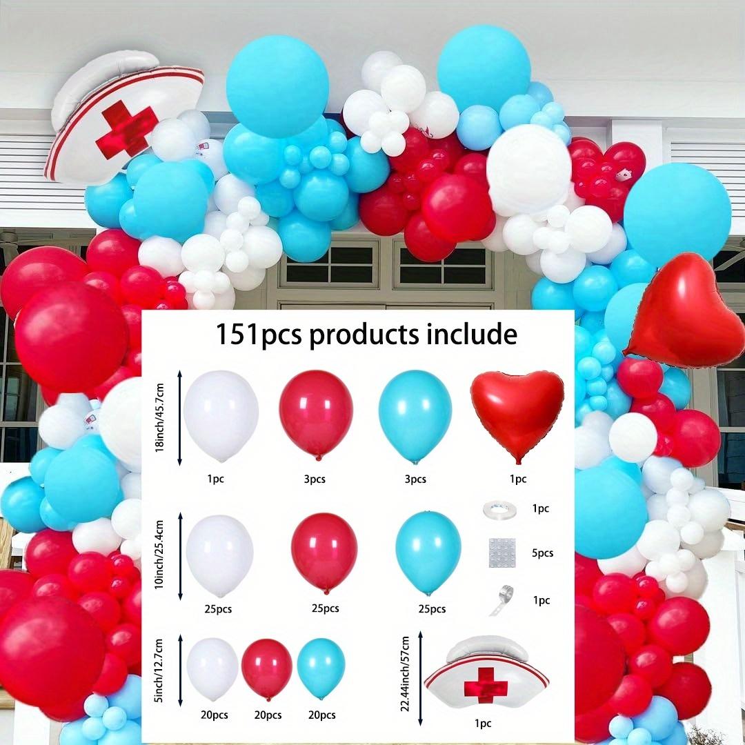 151 Pieces Nurse Balloon Arch Set for Nurse Graduation Party Decoration Suitable for Medical Graduates Nurses Day Other
151 Pieces Nurse Balloon Arch Set for Nurse Graduation Party Decoration Suitable for Medical Graduates Nurses Day Other