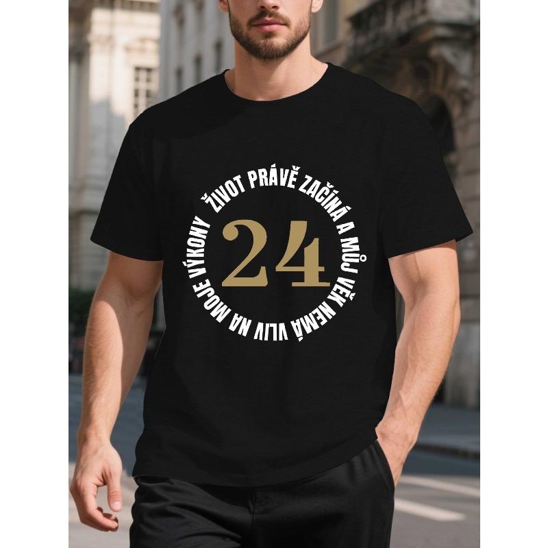 Age Just a Number Birthday 24 Men S Short Sleeve T-Shirt Summer T-Shirt Top 4XL чорний
Age Just a Number Birthday 24 Men S Short Sleeve T-Shirt Summer T-Shirt Top 4XL чорний