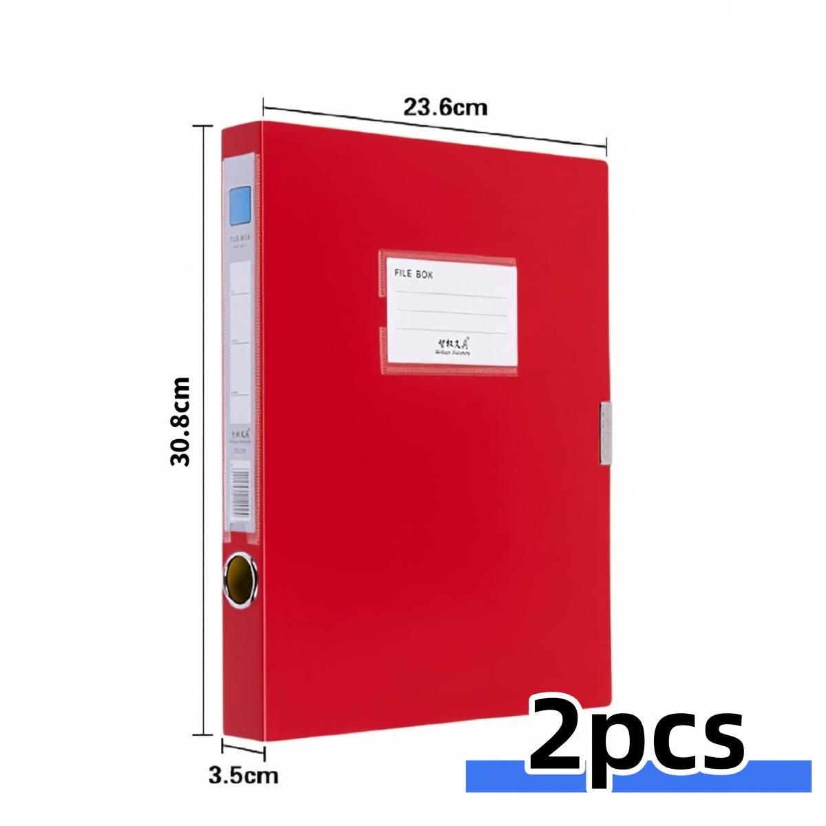 2pcs A4 Colorful File Boxes, Foldable Folder Organizers, Large Capacity for Financial Vouchers with Side Labels, Office Supplies
2pcs A4 Colorful File Boxes, Foldable Folder Organizers, Large Capacity for Financial Vouchers with Side Labels, Office Supplies