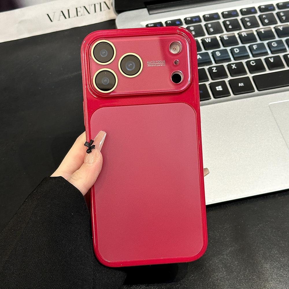 Solid Color Large Window Phone Case For iPhone 17 16 15 14 13 Pro Max Soft Shockproof Silicone Cover iPhone17
Solid Color Large Window Phone Case For iPhone 17 16 15 14 13 Pro Max Soft Shockproof Silicone Cover iPhone17