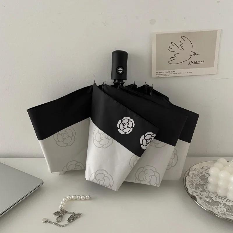 Vintage Small Fragrant Ins Повністю автоматична сонячна парасолька подвійного використання Французька складна парасолька від сонця Сонцезахисна парасолька для жінок
Vintage Small Fragrant Ins Повністю автоматична сонячна парасолька подвійного використання Французька складна парасолька від сонця Сонцезахисна парасолька для жінок