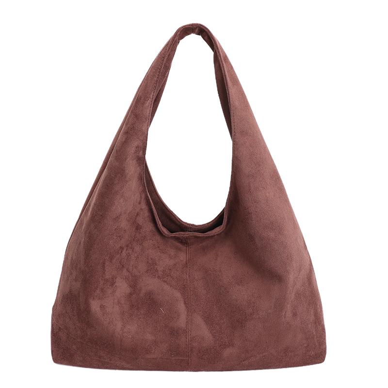 Retro Suede Leather Fashion Women Shoulder Crossbody Bag Solid Color Ladies Handbag Luxury Commuter Large Tote Sac 38cm 14cm 22cm
Retro Suede Leather Fashion Women Shoulder Crossbody Bag Solid Color Ladies Handbag Luxury Commuter Large Tote Sac 38cm 14cm 22cm