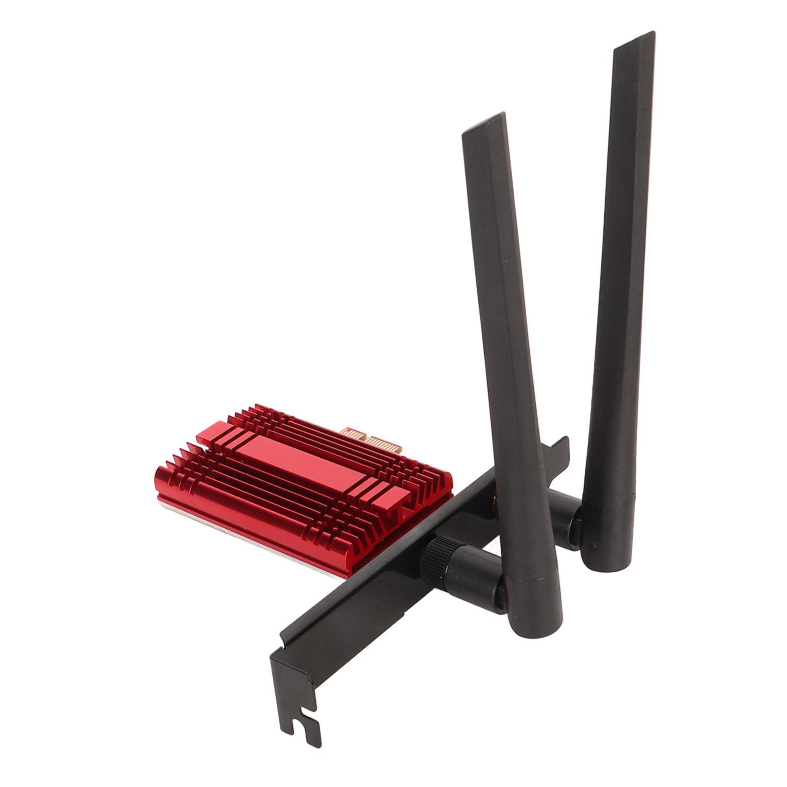 Гігабітна мережева карта WiFi 6 Bluetooth 5.2 2.4G 5.8G дводіапазонний бездротовий адаптер PCIE X1 для
Гігабітна мережева карта WiFi 6 Bluetooth 5.2 2.4G 5.8G дводіапазонний бездротовий адаптер PCIE X1 для