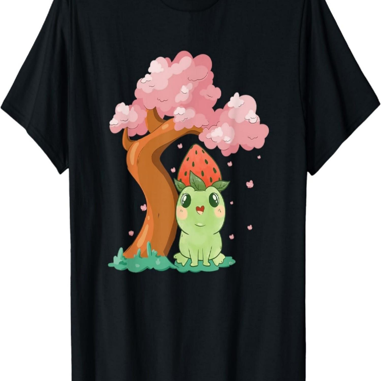 Cute kawaii frog and Sakura Cherry Blossom tree T-Shirt(1) XXXXXL чорний
Cute kawaii frog and Sakura Cherry Blossom tree T-Shirt(1) XXXXXL чорний