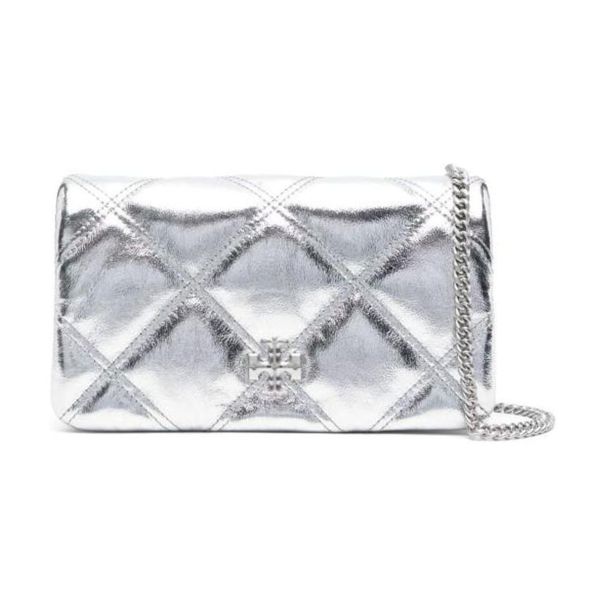 Tory Burch Kira Metallic Diamond Quilted Chain Leather Mini Shoulder Crossbody Wallet Women Wallet Silver 158631-040 Basic Set (Bag+Dust Bag)
Tory Burch Kira Metallic Diamond Quilted Chain Leather Mini Shoulder Crossbody Wallet Women Wallet Silver 158631-040 Basic Set (Bag+Dust Bag)