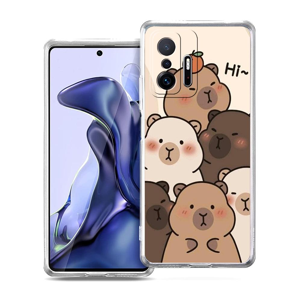 Transparent Phone Case for Xiaomi Mi 14 13 12 11 Ultra 13T 12T 11T Poco X3 NFC F3 F6 Pro Lite 5G Soft TPU Cute Capybara Pattern for Xiaomi Mi 11
Transparent Phone Case for Xiaomi Mi 14 13 12 11 Ultra 13T 12T 11T Poco X3 NFC F3 F6 Pro Lite 5G Soft TPU Cute Capybara Pattern for Xiaomi Mi 11
