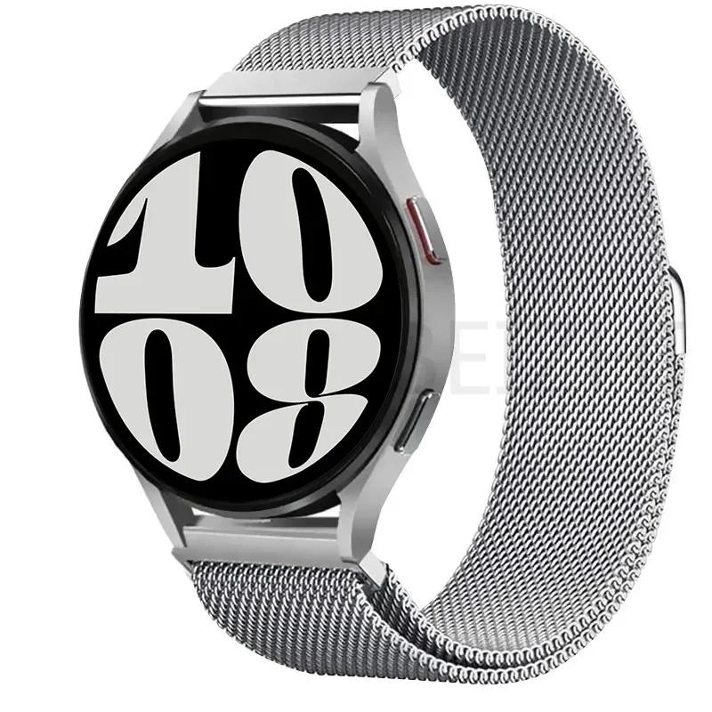 Milanese Loop Strap for Samsung Galaxy Watch 7 6 5 4 44mm 40mm Magnetic Metal Band 22mm 20mm Bracelet Galaxy Watch 4/6 Classic 22MM
Milanese Loop Strap for Samsung Galaxy Watch 7 6 5 4 44mm 40mm Magnetic Metal Band 22mm 20mm Bracelet Galaxy Watch 4/6 Classic 22MM