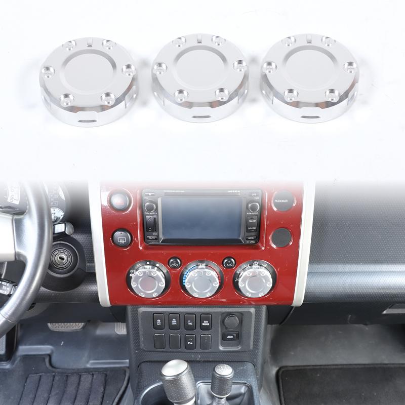 For Toyota FJ Cruiser 2007-2026 Aluminum Alloy Car Center Console Air Conditioning Knob Decorative Cover Interior Accessories серебряный
For Toyota FJ Cruiser 2007-2026 Aluminum Alloy Car Center Console Air Conditioning Knob Decorative Cover Interior Accessories серебряный