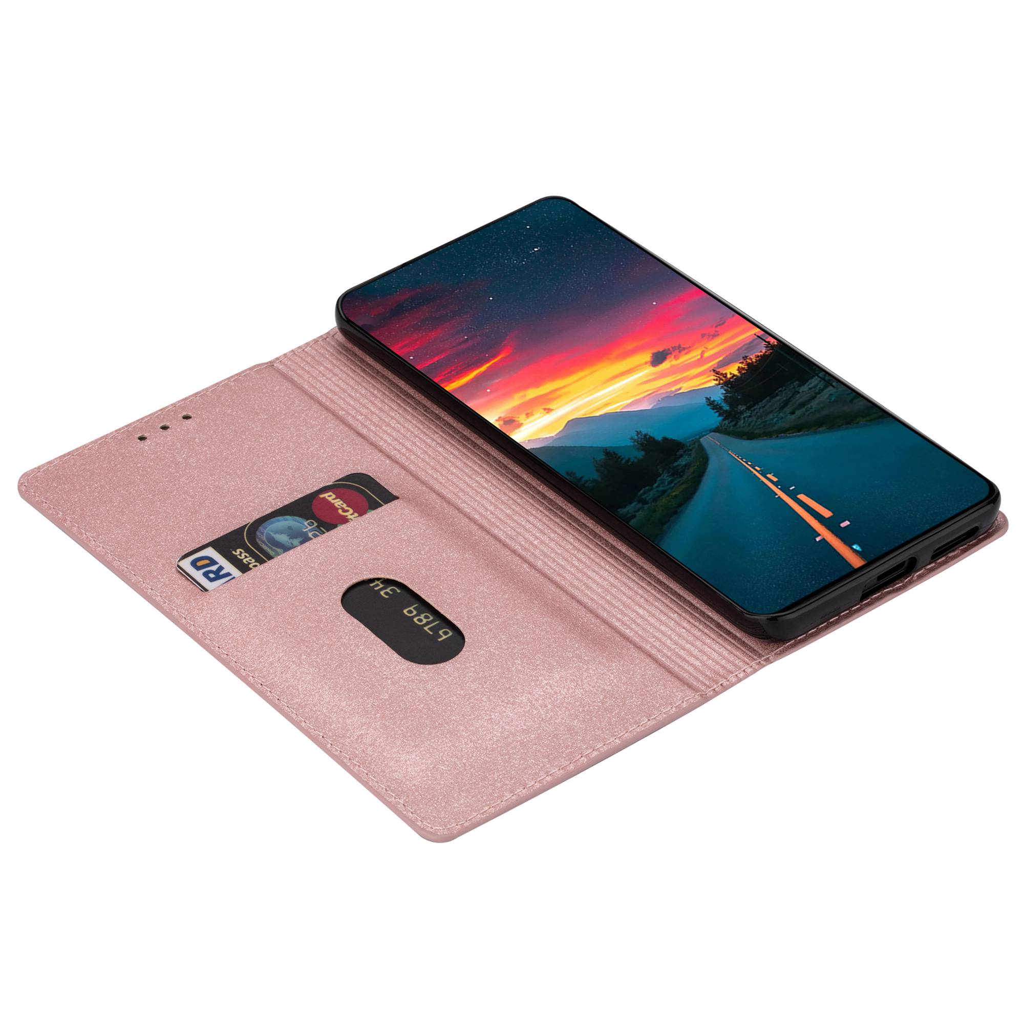 For Xiaomi 13 Slim Card Holder Stand Phone Cover Glitter Powder PU Leather Cell Phone Case with Magnetic Auto-absorbed Closure Rose Gold
For Xiaomi 13 Slim Card Holder Stand Phone Cover Glitter Powder PU Leather Cell Phone Case with Magnetic Auto-absorbed Closure Rose Gold