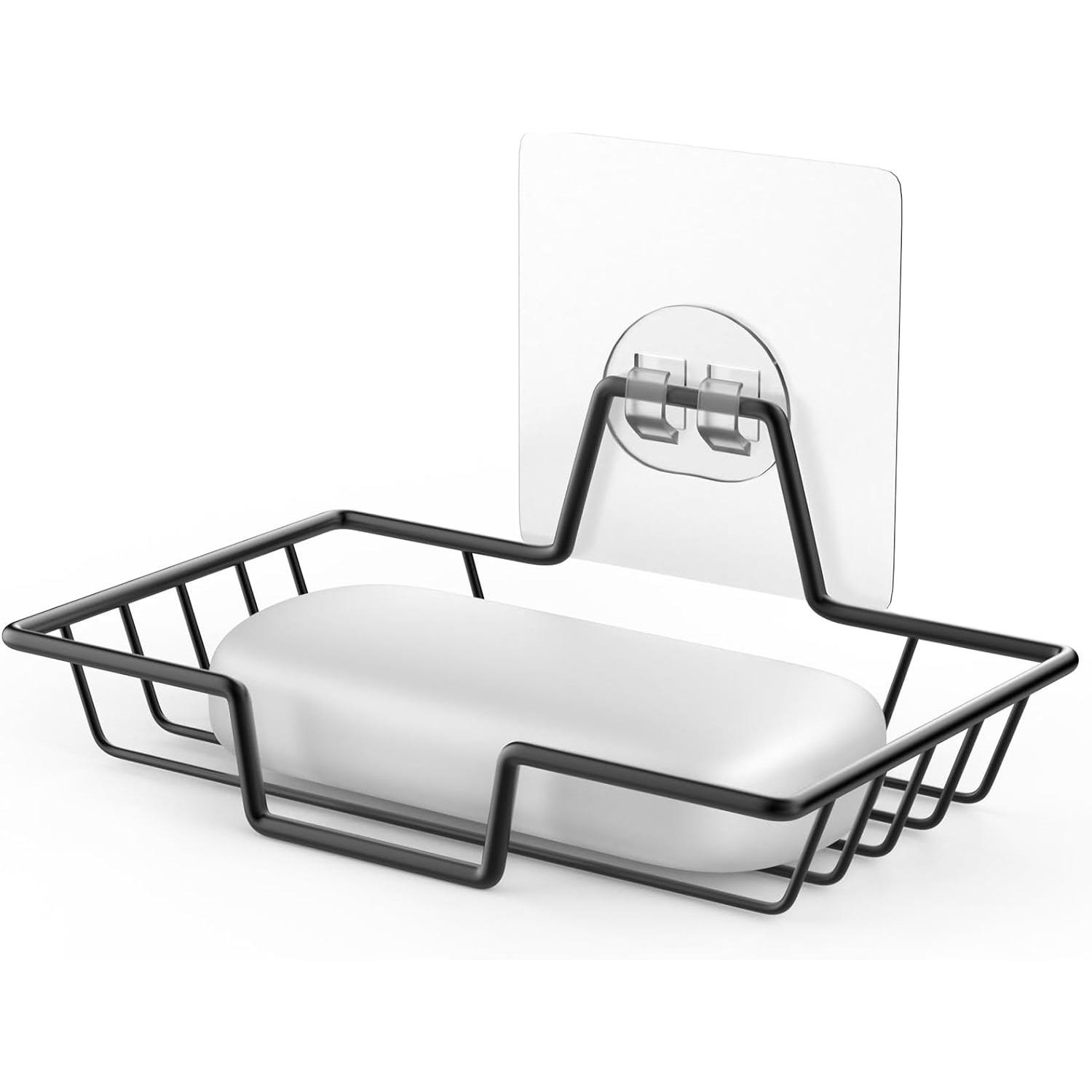 Soap Dish Holder, 304 Rustproof Stainless Steel Soap Holder, Wall Mounted Soap Dish for Kitchen Sponge Holder, Bathroom, Black чёрный
Soap Dish Holder, 304 Rustproof Stainless Steel Soap Holder, Wall Mounted Soap Dish for Kitchen Sponge Holder, Bathroom, Black чёрный