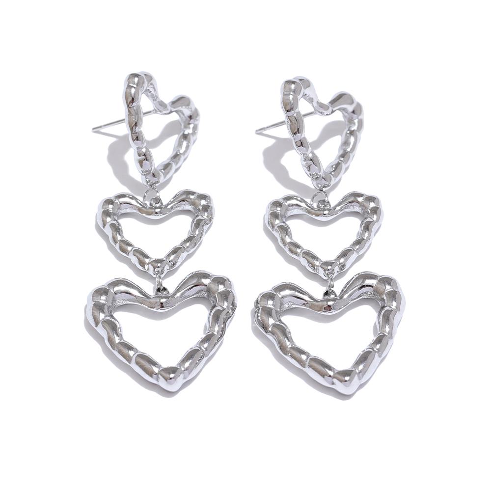 Yhpup Popular Heart Love Hollow Drop Dangle Earrings Prevent Allergy Stainless Steel Metal Versatile Daily Romantic Jewelry
Yhpup Popular Heart Love Hollow Drop Dangle Earrings Prevent Allergy Stainless Steel Metal Versatile Daily Romantic Jewelry